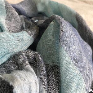 Linen Gauze Italian Summer Scarf Coastal Feel Unisex